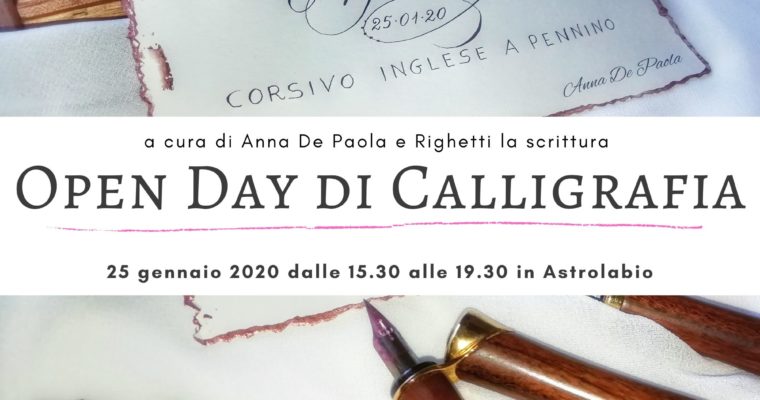 OPEN DAY DI CALLIGRAFIA