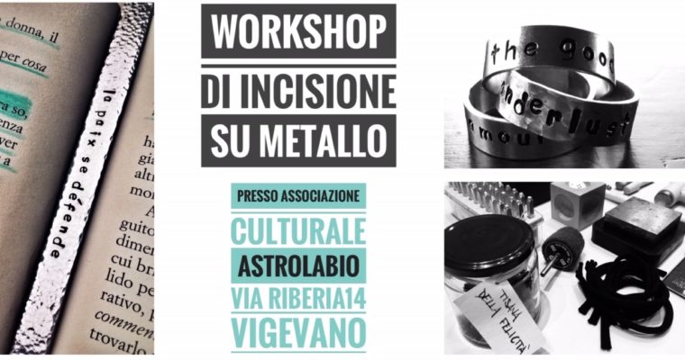 Sospeso: Workshop di incisione su metallo – con Erica Buscaglia