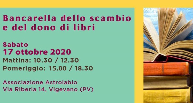 Bancarella dello scambio e del dono di libri