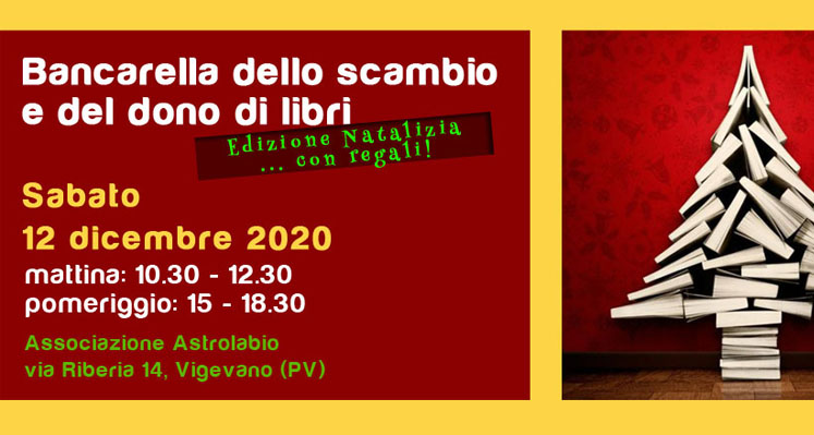 Bancarella dello scambio e del dono di libri… edizione natalizia!