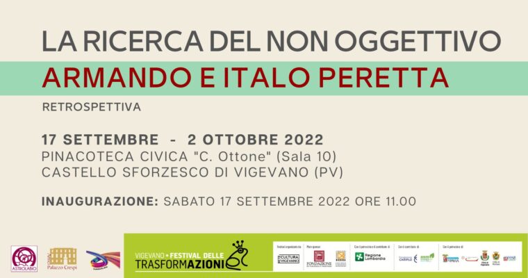 LA RICERCA DEL NON OGGETTIVO – retrospettiva su ARMANDO E ITALO PERETTA