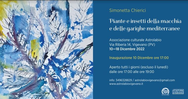 Mostra di acquerelli di SIMONETTA CHIERICI in Astrolabio