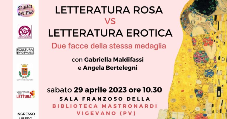 CONFERENZA: LETTERATURA ROSA VS LETTERATURA EROTICA