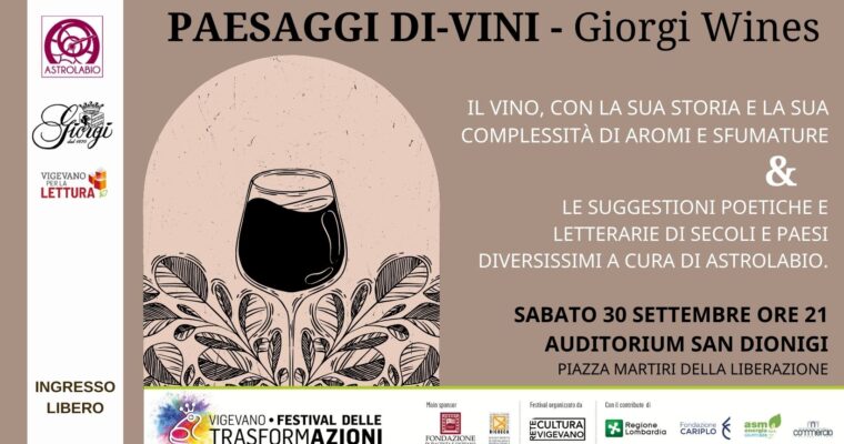 PAESAGGI DI-VINI: GIORGI WINES – il vino e la poesia