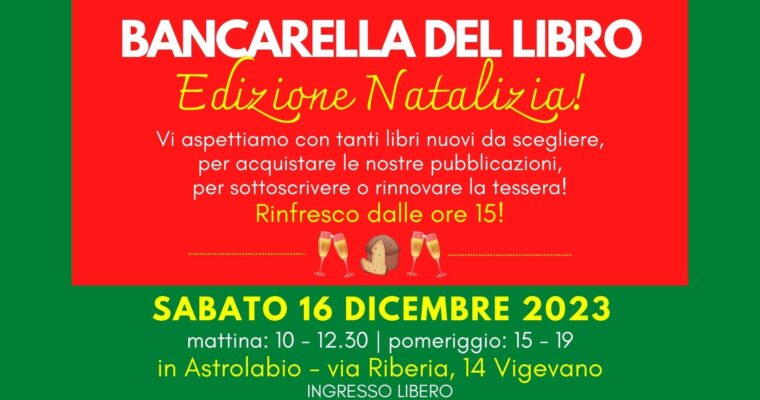 Bancarella del libro natalizia: festeggiamo il Natale insieme!