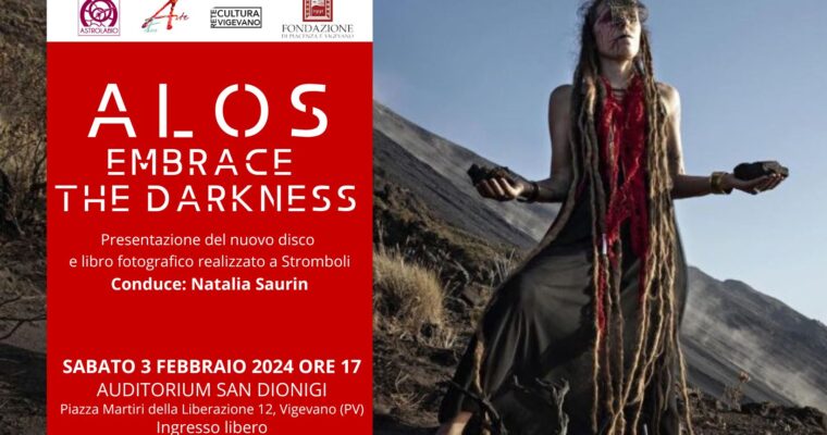 Presentazione del disco e libro fotografico “Embrace the Darkness” dell’artista ALOS